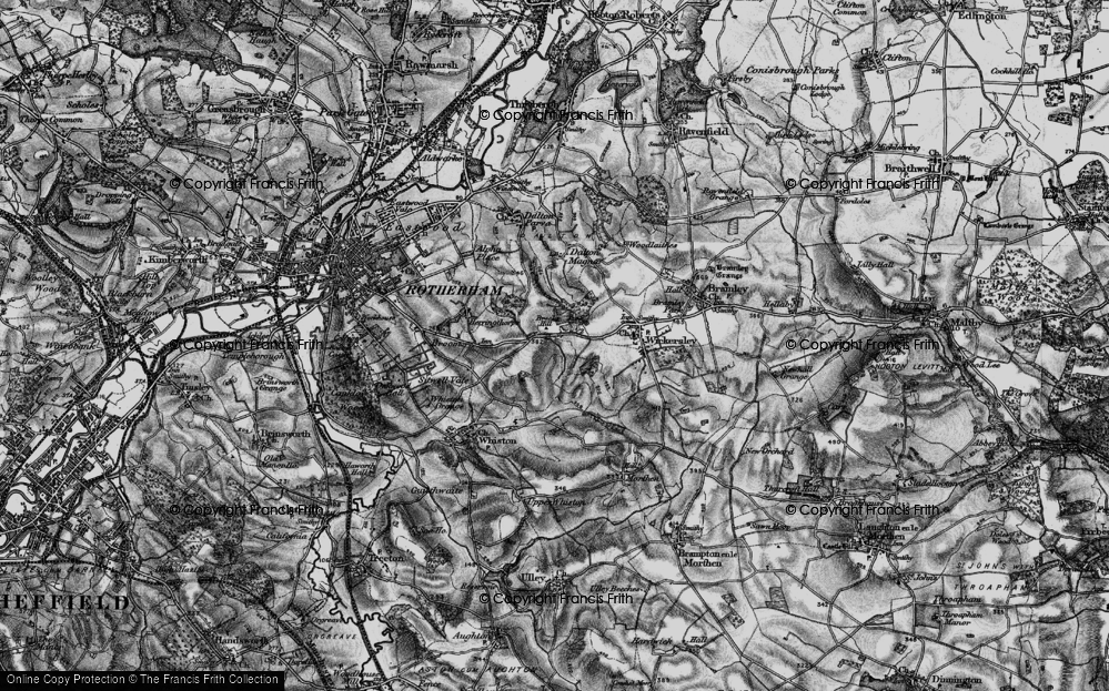 Old Map of Listerdale, 1896 in 1896