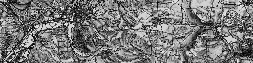 Old map of Listerdale in 1896