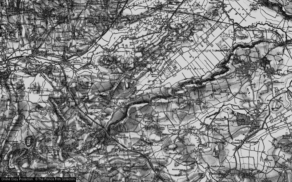 Old Map of Listock, 1898 in 1898