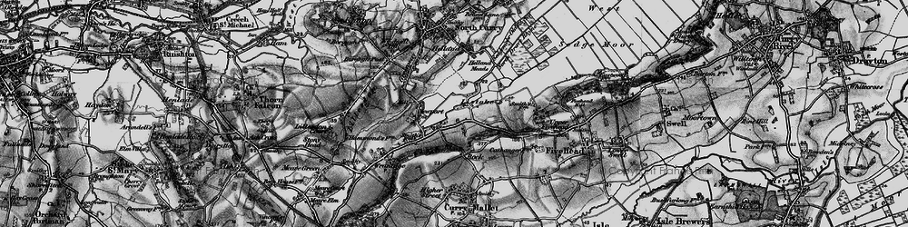 Old map of Listock in 1898