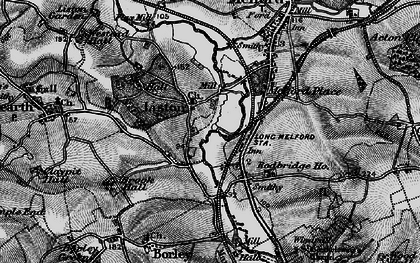 Old map of Liston in 1895