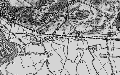 Old map of Liswerry in 1897