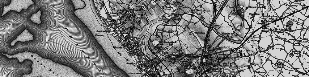 Old map of Litherland in 1896