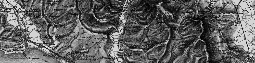 Old map of Litlington in 1895