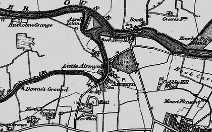 Old map of Little Airmyn in 1895