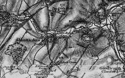Old map of Little Ann in 1895