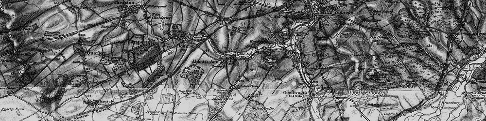 Old map of Little Ann in 1895