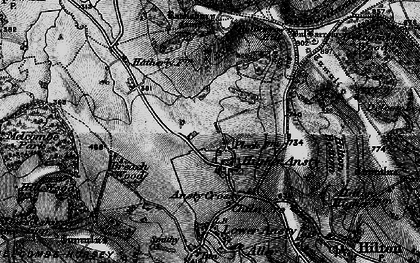 Old map of Little Ansty in 1898