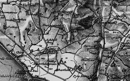 Old map of Little Atherfield in 1895