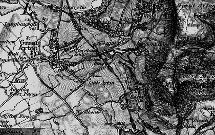 Old map of Captain Cook's Monument in 1898