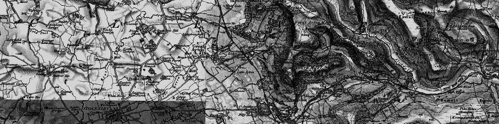 Old map of Captain Cook's Monument in 1898