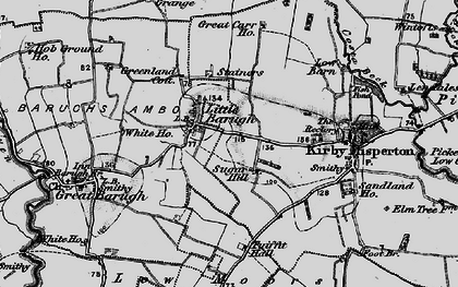 Old map of Behrens Whin in 1898