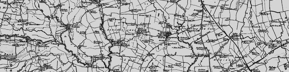 Old map of Little Barugh in 1898