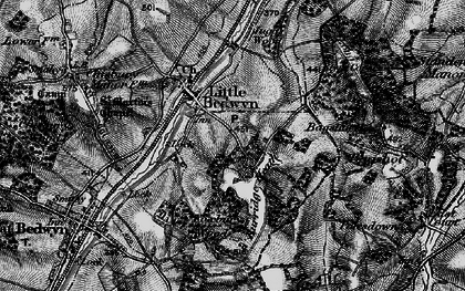 Old map of Burridge Heath in 1895