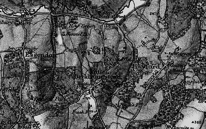 Old map of Little Berkhamsted in 1896