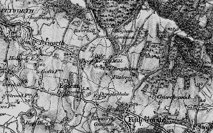 Old map of Bognor Common in 1895