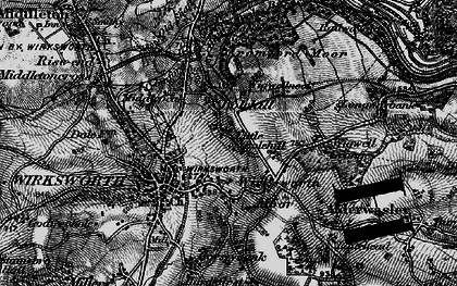 Old map of Little Bolehill in 1896