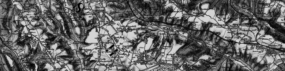 Old map of Little Boys Heath in 1895