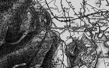 Old map of Little Braithwaite in 1897