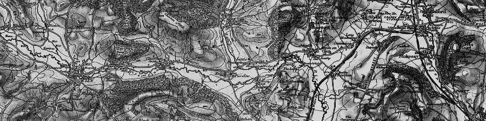 Old map of Little Brampton in 1899