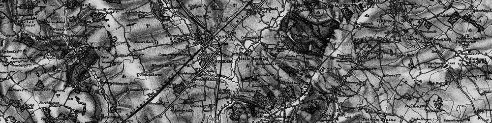 Old map of Blue Mills in 1896