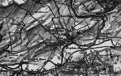 Old map of Little Broughton in 1897