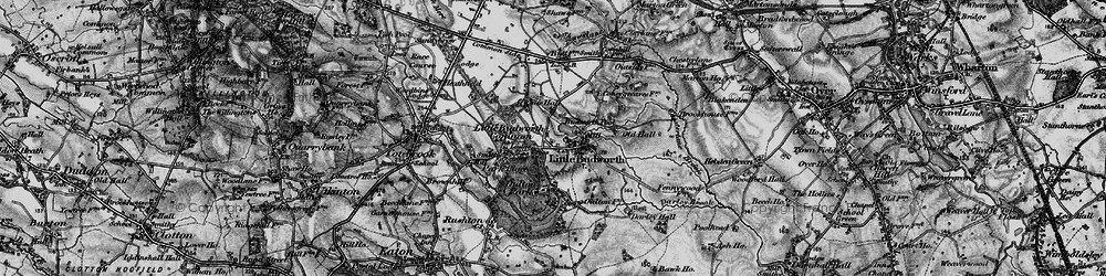 Old map of Little Budworth in 1897