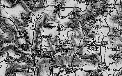 Old map of Little Cambridge in 1895