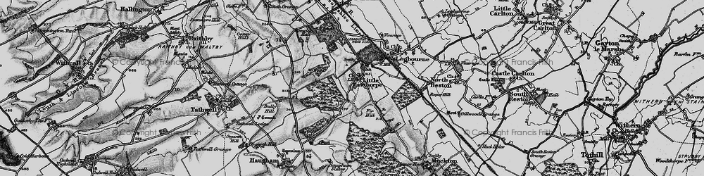 Old map of Little Cawthorpe in 1899