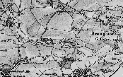 Old map of Little Chalfield in 1898