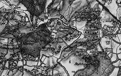 Old map of Little Chart Forstal in 1895