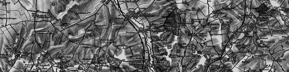 Old map of Little Chesterford in 1895