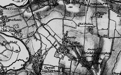 Old map of Little Comberton in 1898