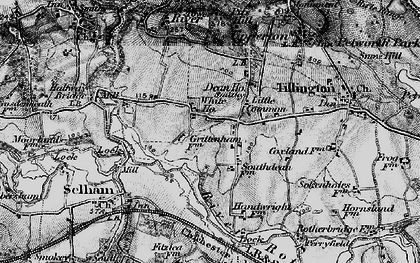 Old map of Little Common in 1895