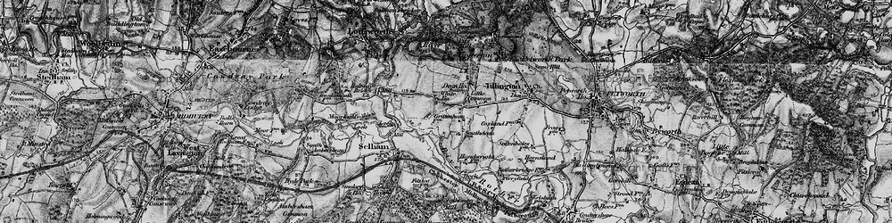 Old map of Little Common in 1895