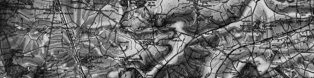 Old map of Barton Hill in 1896