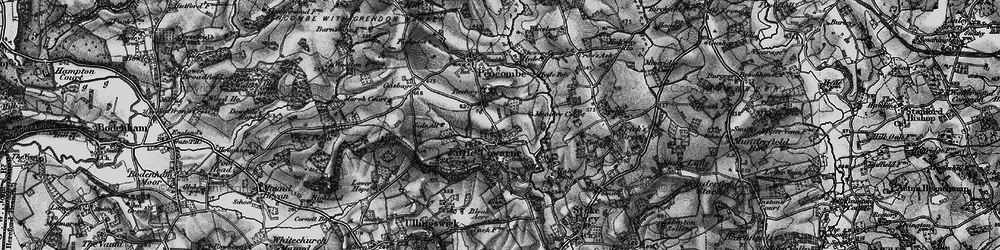 Old map of Little Cowarne in 1898