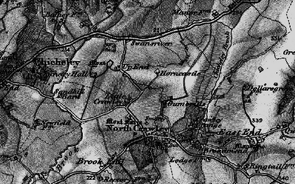 Old map of Little Crawley in 1896