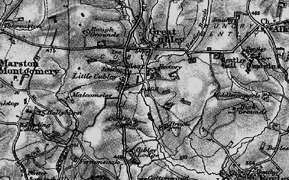 Old map of Little Cubley in 1897