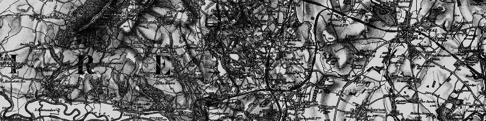 Old map of Little Dawley in 1899