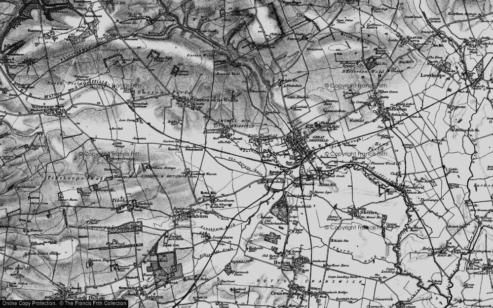 Old Map of Historic Map covering Keld, The in 1898