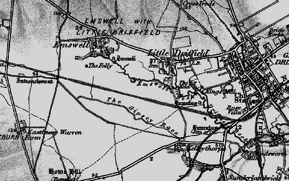 Old map of Little Driffield in 1898