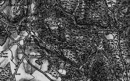 Old map of Little Drybrook in 1896