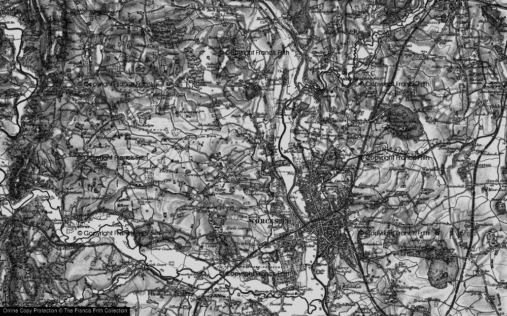 Old Map of Little Eastbury, 1898 in 1898