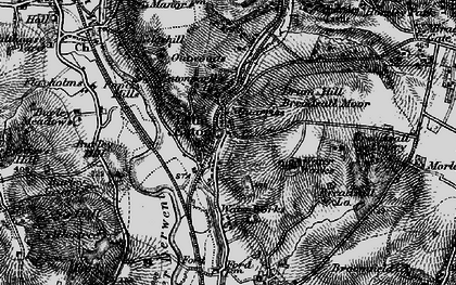 Old map of Little Eaton in 1895