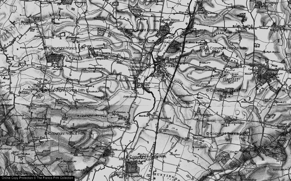 Old Map of Little End, 1898 in 1898