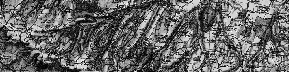 Old map of Little Frith in 1895