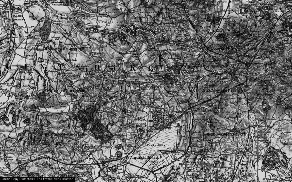 Old Map of Little Green, 1897 in 1897