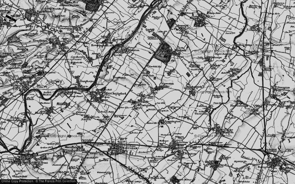 Old Map of Little Green, 1899 in 1899