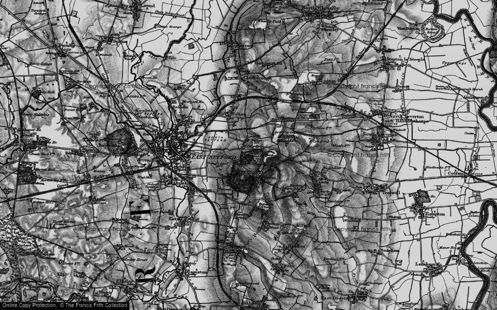 Old Map of Little Gringley, 1899 in 1899